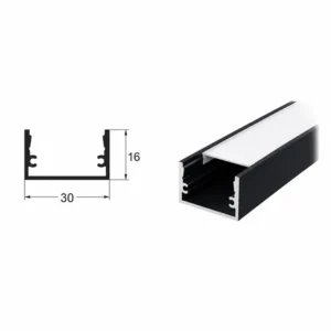 پروفیل لاینر روکار کد6 عرض30mm