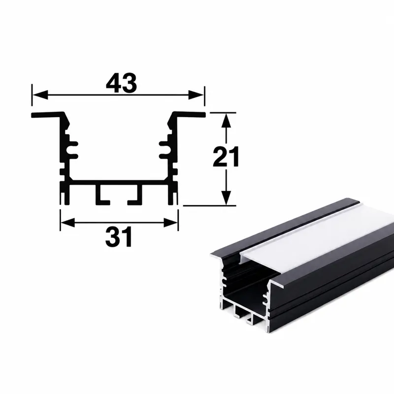 پروفیل لاینر کد5 عرض 31mm