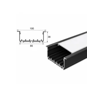 پروفیل لاینر کد10 عرض100mm توکار