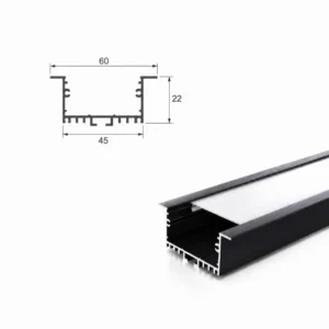 پروفیل چراغ خطی توکار کد23